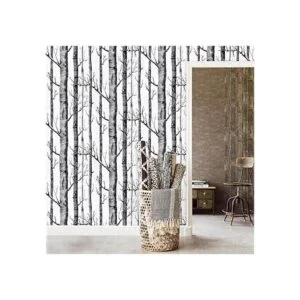 Papel tapiz de árbol de abedul de 17.7 x 197 pulgadas_3