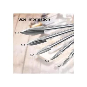 15 piezas de madera tallado grabado broca carpintería_3