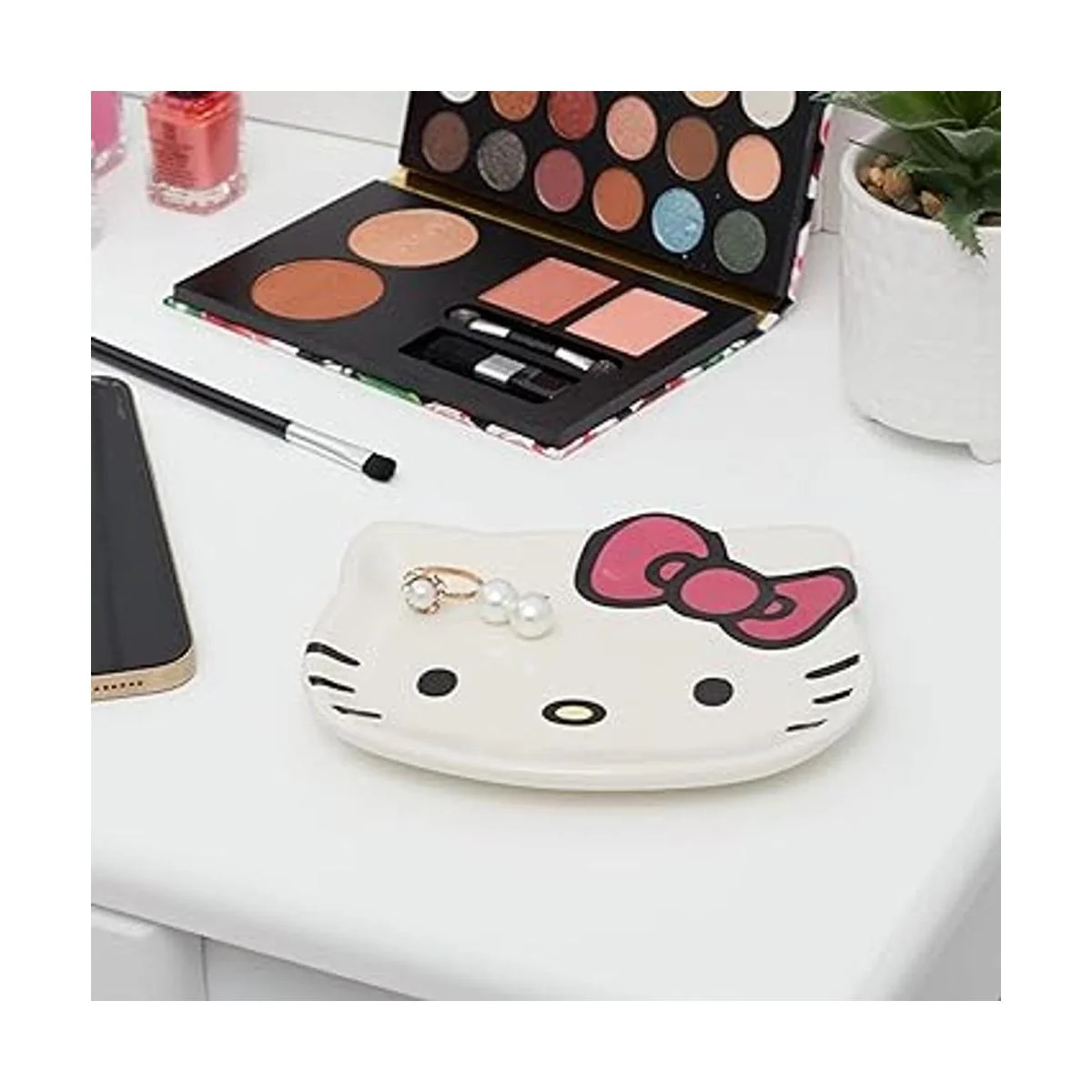 Hello Kitty Soporte de baratija para aros Plato de_4