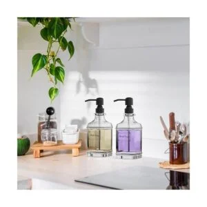 GLADPURE Dispensador de jabón paquete de 2 dispensadores_6