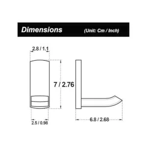 Flybath Ganchos de ducha para colgar en la pared color_6