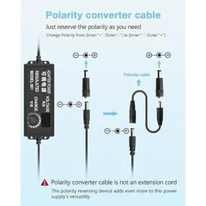 Aclorol Adaptador de CA universal 3V24V 3A 72W fuente de_4