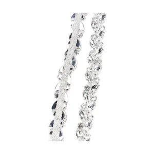 XINMILI Cadena de diamantes de imitación de cristal denso_2