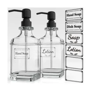 GLADPURE Dispensador de jabón paquete de 2 dispensadores_1