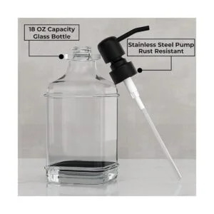 GLADPURE Dispensador de jabón paquete de 2 dispensadores_2