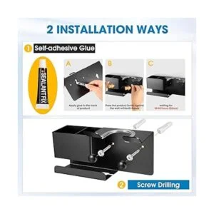 BOJDOPIE Soporte para secador de pelo montado en la_7