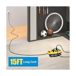 DEWENWILS Tira de alimentación resistente de 8 salidas con_4