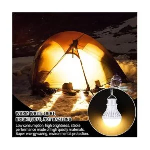 Paquete de 3 luces LED USB USB LED para acampar con cable_6