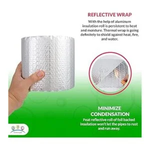 ABC Aislamiento de tubo de 6 pulgadas x 20 pies. Rollo de_5