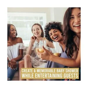 Juego de baby shower dorado de género neutro 2 juegos de_2