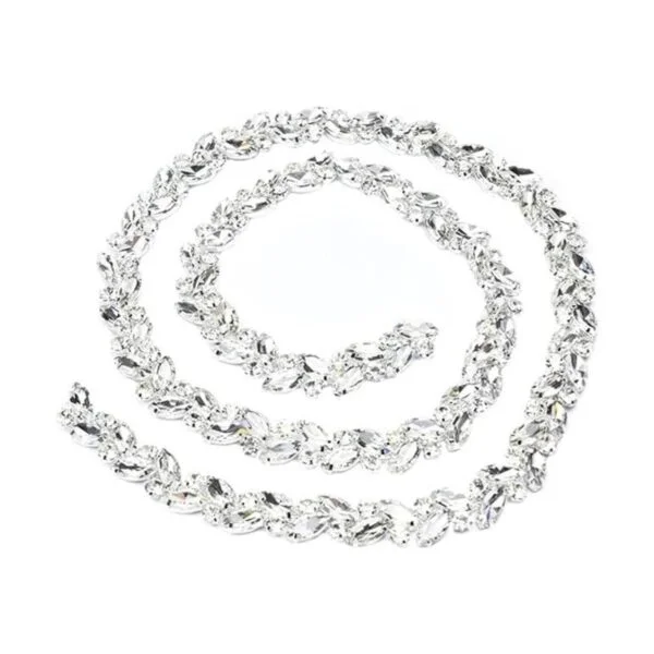 XINMILI Cadena de diamantes de imitación de cristal denso_1