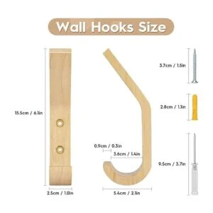 Ganchos de madera para colgar en la pared ganchos de_6
