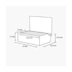 Sizikato Juego de 2 dispensadores de hisopo de algodón_2