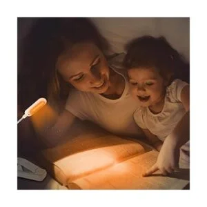 VAVOFO Luces de libro recargables ámbar luces de lectura_6