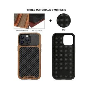TENDLIN Funda compatible con iPhone 13 Pro Max de grano de_2