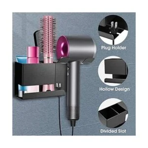 BOJDOPIE Soporte para secador de pelo montado en la_4