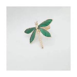 CPELLESSE Paquete de 6 servilleteros dorados con diseño de_3