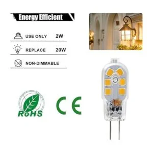 SumVibe Bombilla LED G4 20 W repuesto de bombilla_5