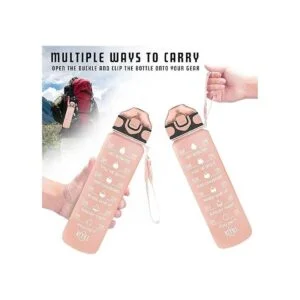 Enerbone Botella de agua de 32 onzas con tiempos para_6