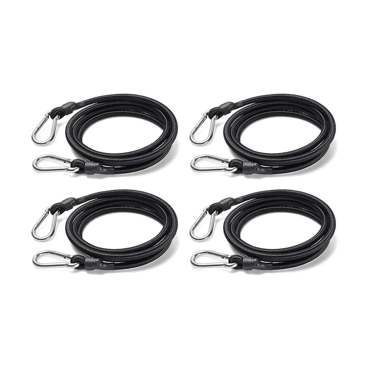 KING PIECES Cuerdas elásticas de 60 pulgadas con ganchos_4