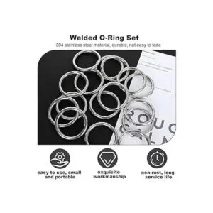 ZOEYES 30 juntas tóricas soldadas de 2 pulgadas anillos_5