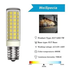 LUHMQ Bombillas LED E17 paquete de 3 bombillas para_2