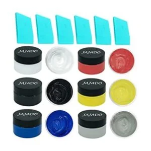 JAJADO Juego de 6 tarros de tinta de pasta de tiza y 6_1