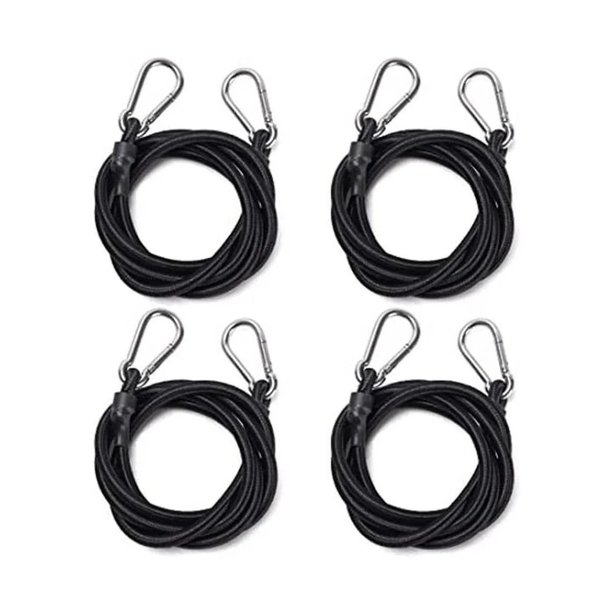 KING PIECES Cuerdas elásticas de 60 pulgadas con ganchos_1