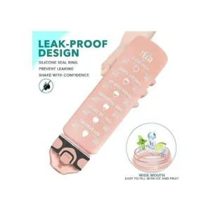 Enerbone Botella de agua de 32 onzas con tiempos para_4