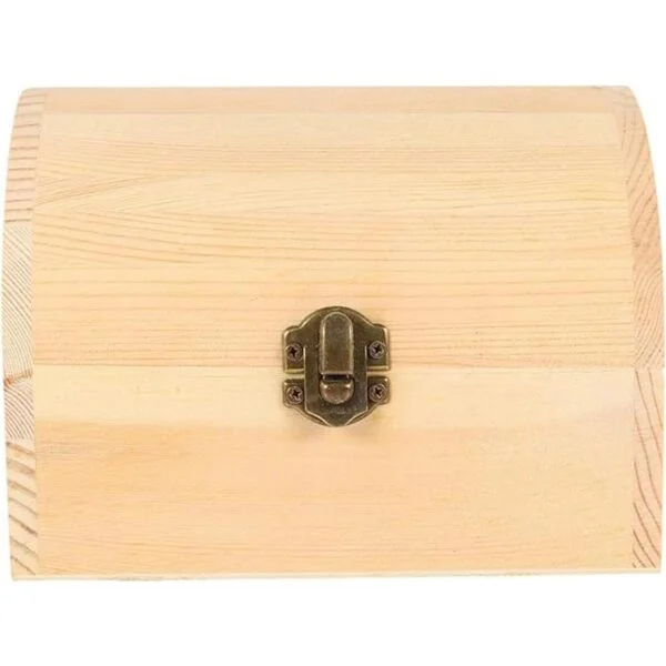 Hemoton Caja de madera para manualidades de madera sin_2