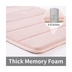 ROSMARUS Tapete de baño de espuma viscoelástica de 17 x 24_5