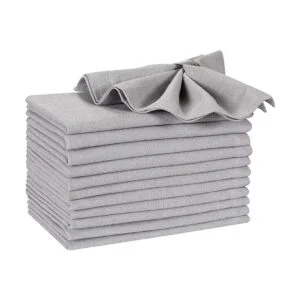 Hausattire Juego de 12 servilletas de tela 18 x 18_1