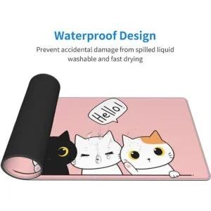 Alfombrilla de ratón para juegos de gatos y gatos tamaño_4
