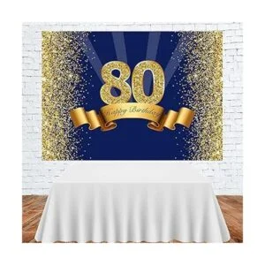 Lofaris Fondo para fotografía de 80 cumpleaños color_3