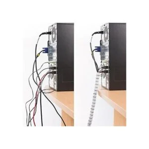 DLine Organizador de tubos con cremallera para cable con_4