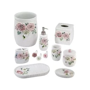 Avanti Linens Spring Garden Collection Tarro cubierto_4