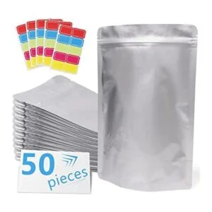 Paquete de 50 bolsas de Mylar extra gruesas de 9.4 mil 7_1