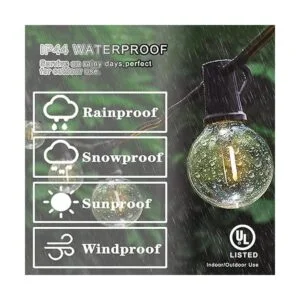 Paquete de 25 bombillas LED de repuesto G40 base de_3