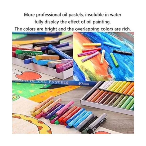 Juego de pastel al óleo pintura profesional pasteles al_6