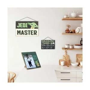 Open Road Brands Disney Star Wars Yoda and R2D2 Letrero_5