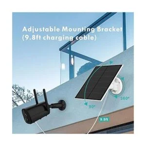 Panel solar de 5 W para cámara de seguridad inalámbrica_5