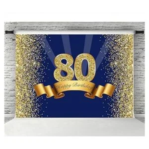Lofaris Fondo para fotografía de 80 cumpleaños color_5