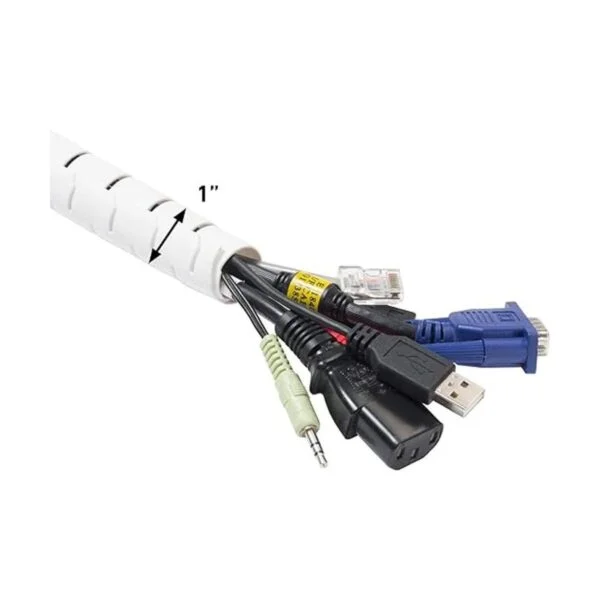 DLine Organizador de tubos con cremallera para cable con_5