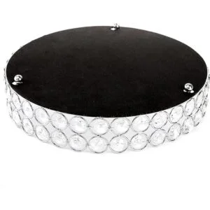 Hedume Bandeja de tocador de cristal espejado bandeja de_5