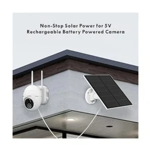Panel solar de 5 W para cámara de seguridad inalámbrica_4
