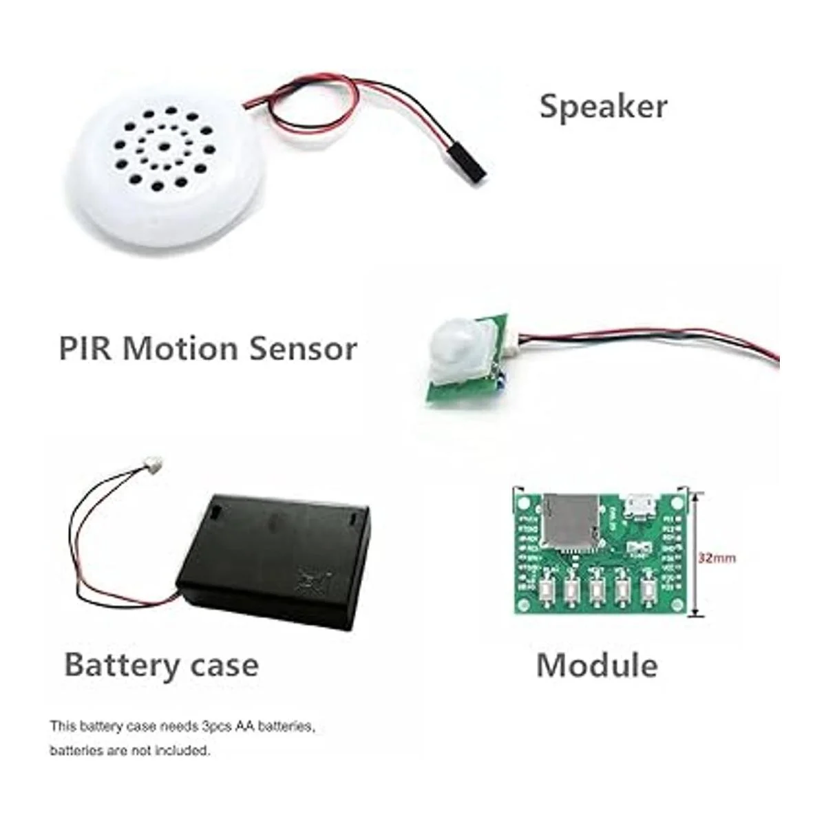 Stemedu Kit de reproducción MP3 módulo de grabación de voz_5
