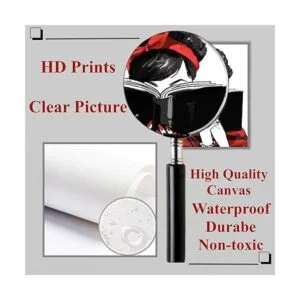 Facioro Arte de pared en lienzo para mujer decoración de_5