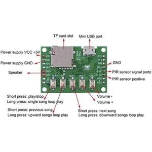 Stemedu Kit de reproducción MP3 módulo de grabación de voz_3