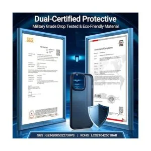 Torras Funda a prueba de golpes compatible con iPhone 13_3