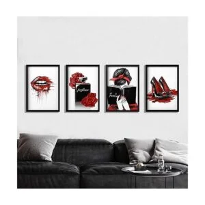 Facioro Arte de pared en lienzo para mujer decoración de_2